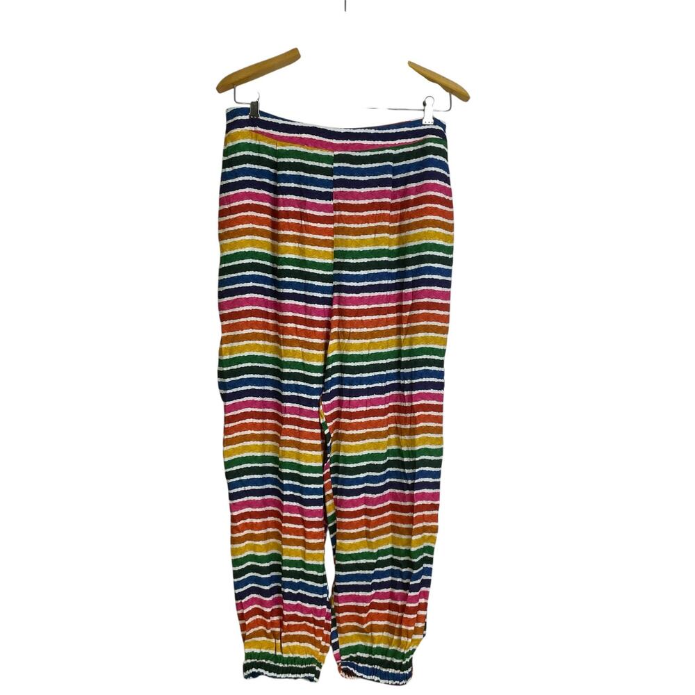 FARM Rio Colorful Striped Wide Leg Pants - Picture 2 of 11